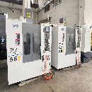 出售:台湾原装永进FV一56T、同款两台、三轴线軌、BT40直连主轴10.